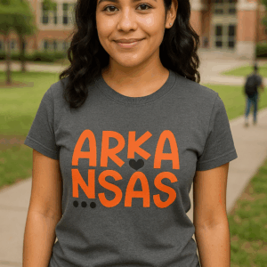 Arkansas Heart Softstyle T-Shirt