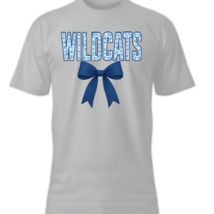 Wildcats with Bow Tee