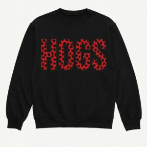 Black Hogs Sweat Shirt with HOGS