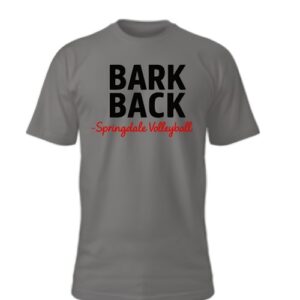 Springdale Volleyball Charcoal Bark Back T-Shirt (Copy)