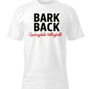 Springdale Volleyball White Bark Back T-Shirt