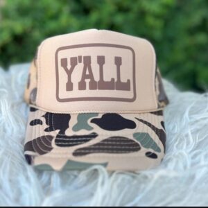 Y'all Camo Trucker Cap (Otto)