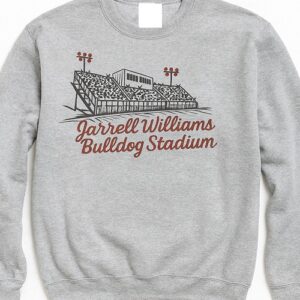 Jarrell Williams Bulldog Stadium Sport Grey Sweatshirt