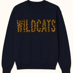 Navy Crew with Leopard Wildcats