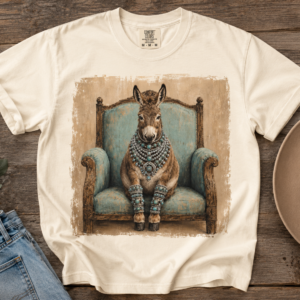 Donkey in Chair Comfort Colors T-shirt